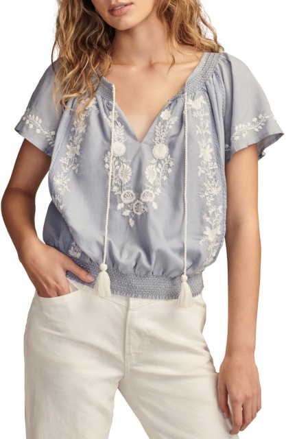 Embroidered Top