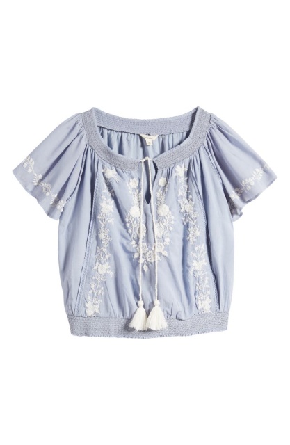 Embroidered Top