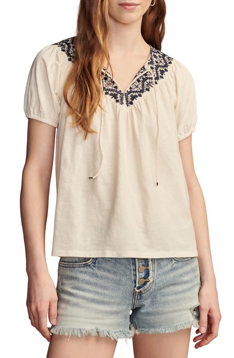 Embroidered Top