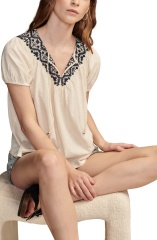 Embroidered Top