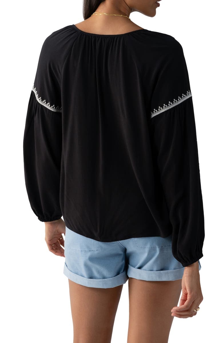 Embroidered top