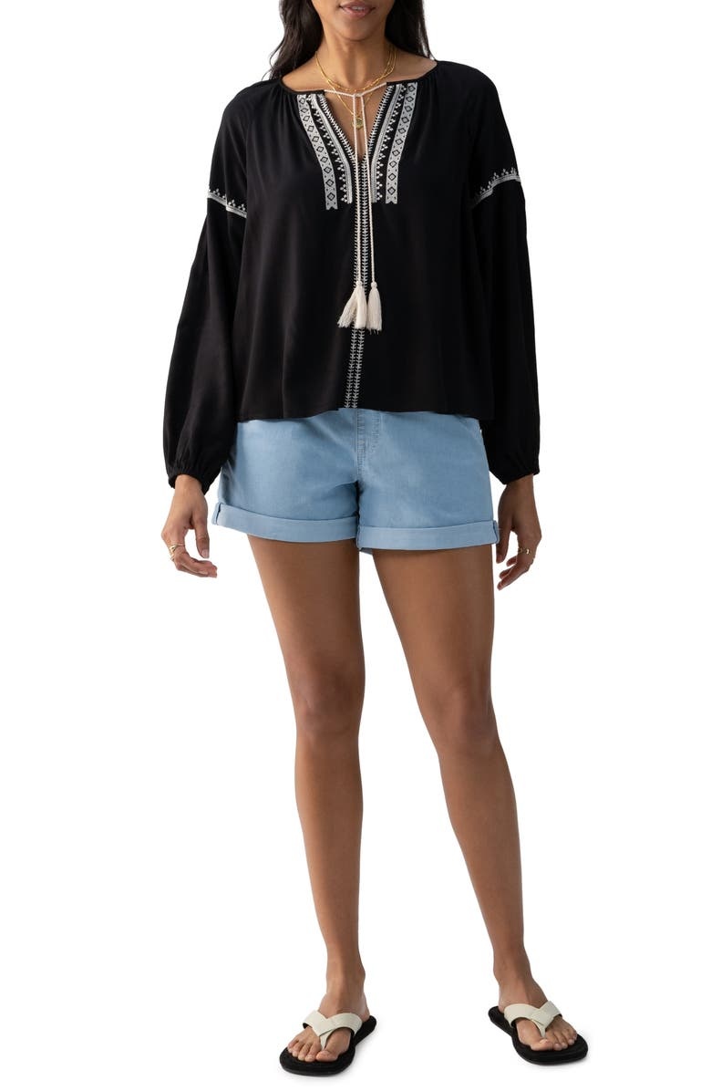 Embroidered top