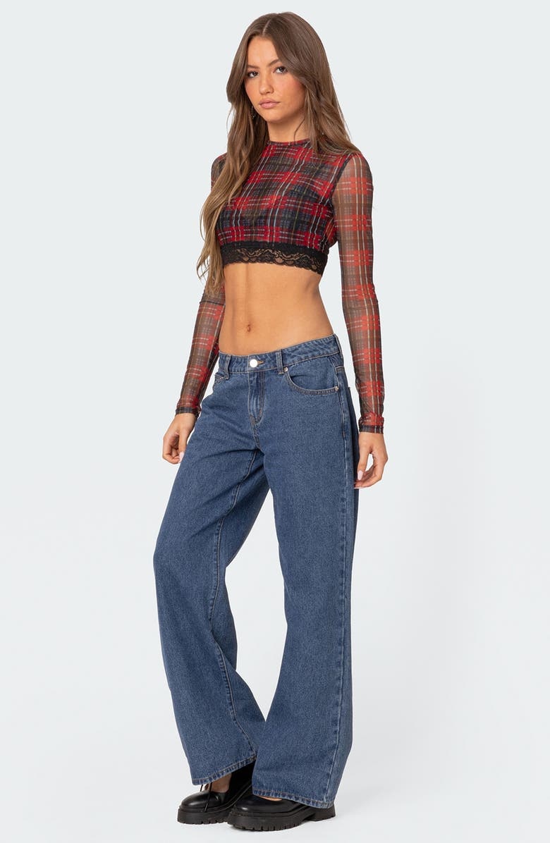 Plaid top