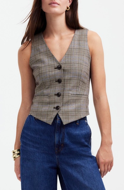 Plaid top