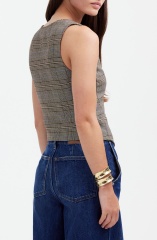 Plaid top