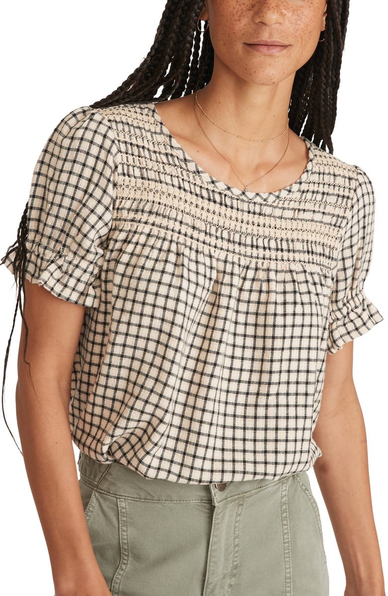 Plaid top