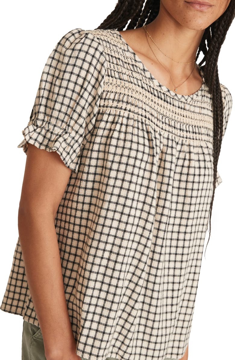 Plaid top
