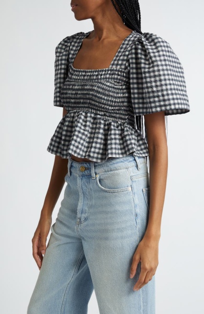 Plaid top