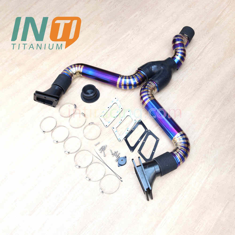 SeaDoo 2018+ RXT-X GTX 300 Titanium DUAL REAR Exhaust Kit Improve Sound RS15120-D