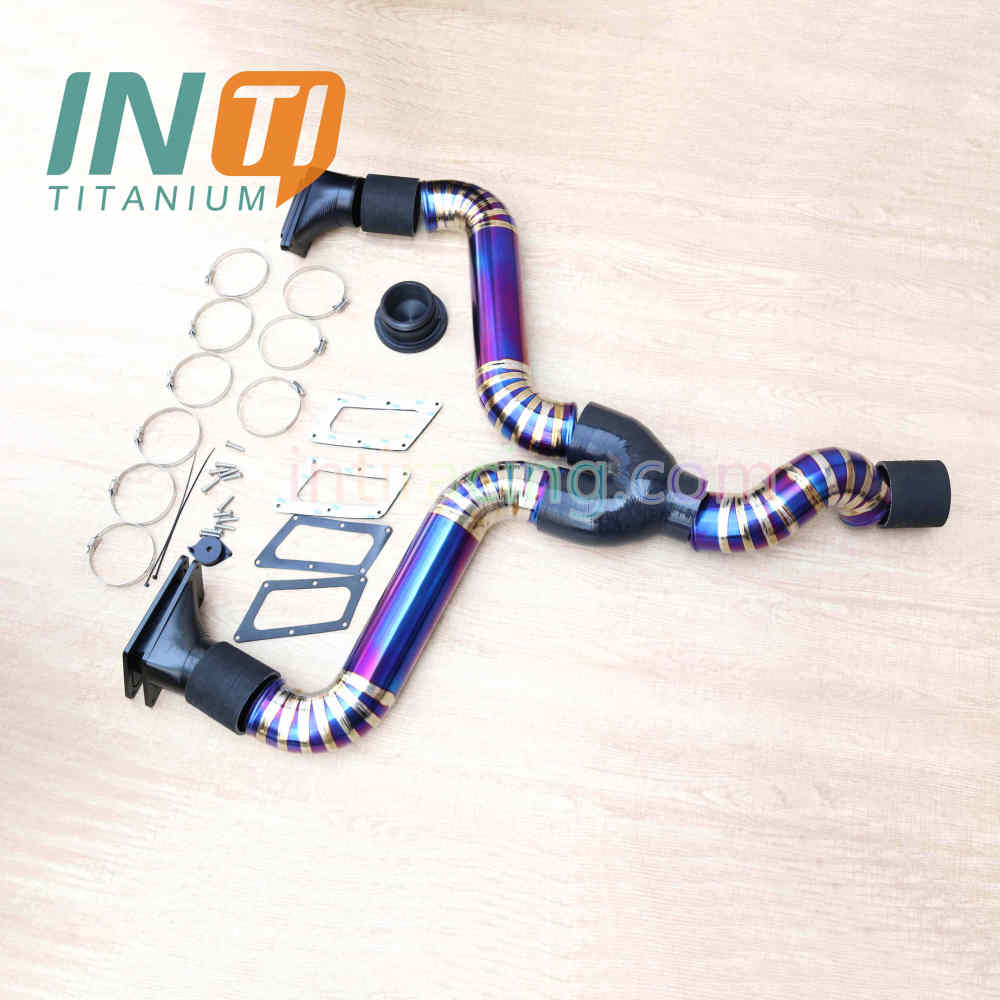 SeaDoo 2018+ RXT-X GTX 300 Titanium DUAL REAR Exhaust Kit Improve Sound RS15120-D