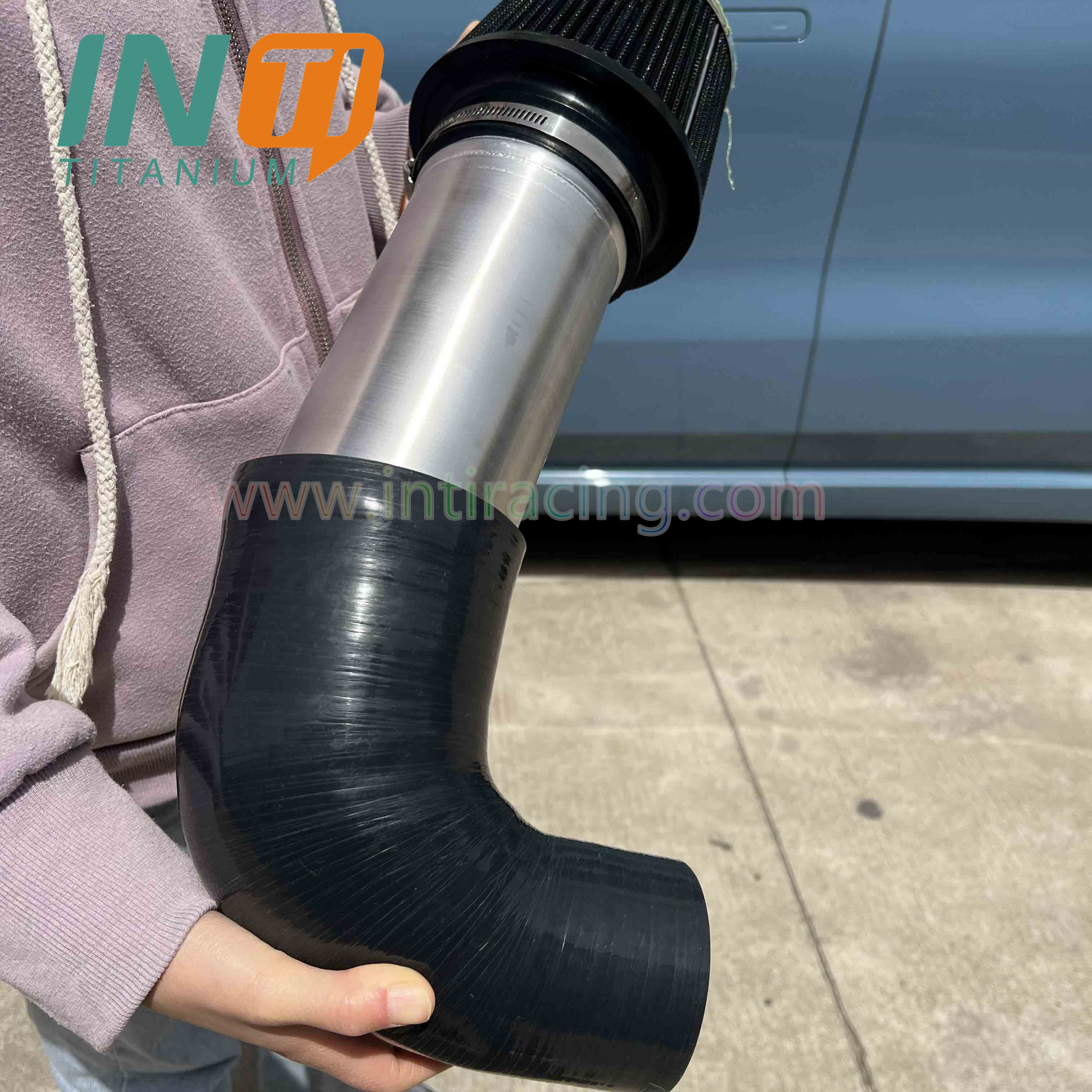Seadoo/Yamaha 4" universal filter kit (with longer aluminum/titanium pipe)