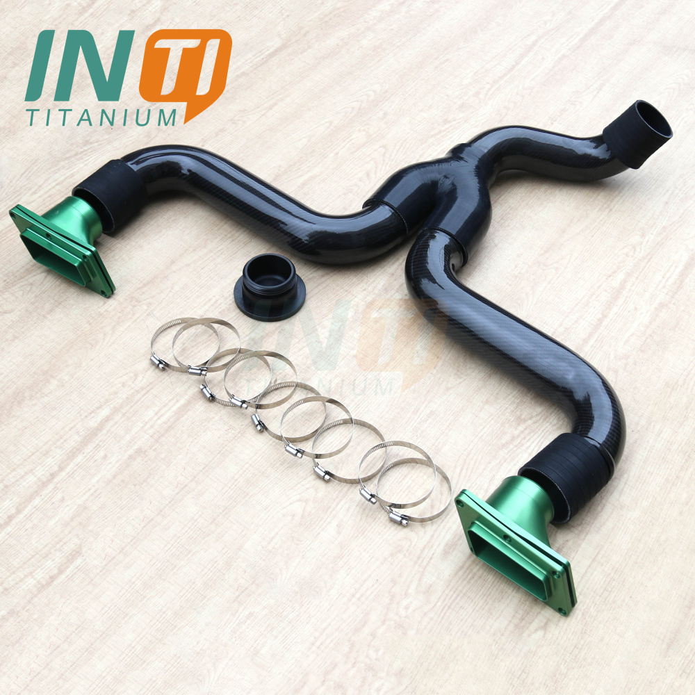 FOR SEADOO RXP-X 300 2021-2022+ Carbon Fiber DUAL REAR EXHAUST KIT RS15190-D