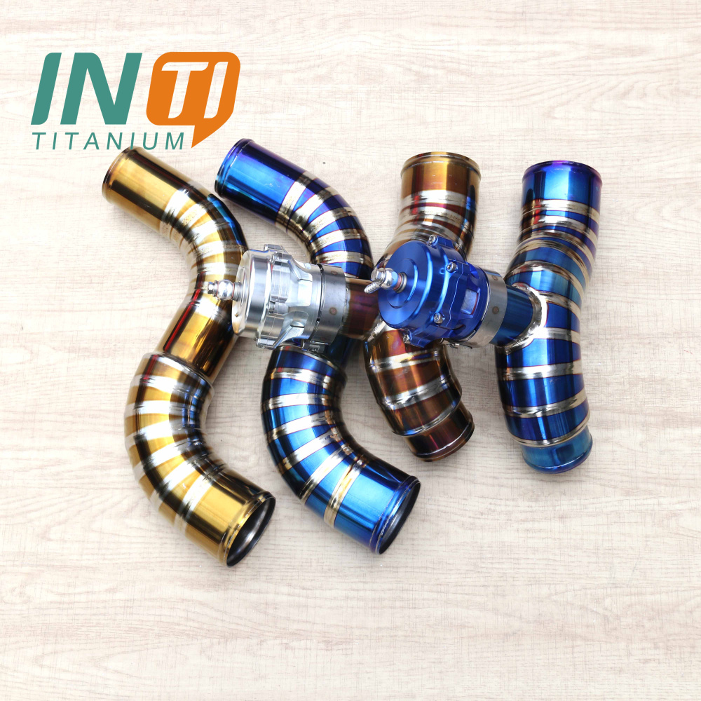 Sea-Doo 325 Intercooler TITANIUM Tubing Upgrade Kit With Tial BOV