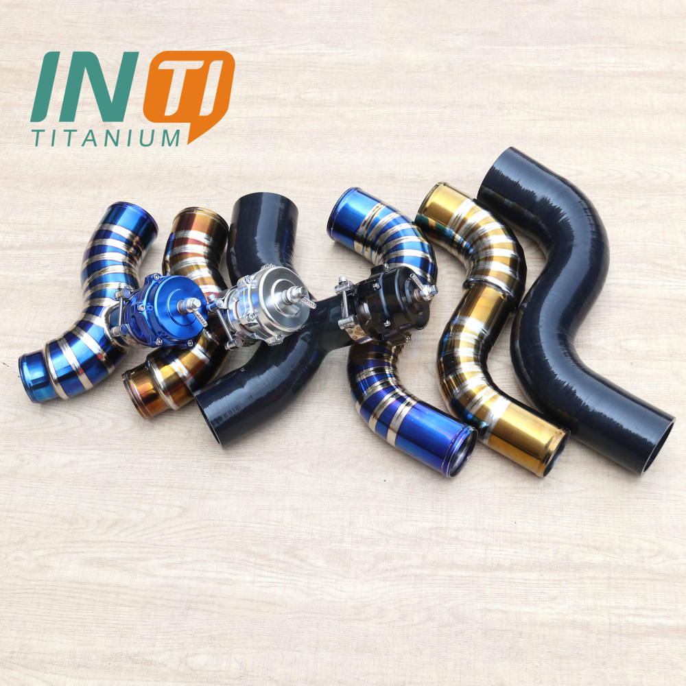 Sea-Doo 325 Intercooler TITANIUM Tubing Upgrade Kit With Tial BOV