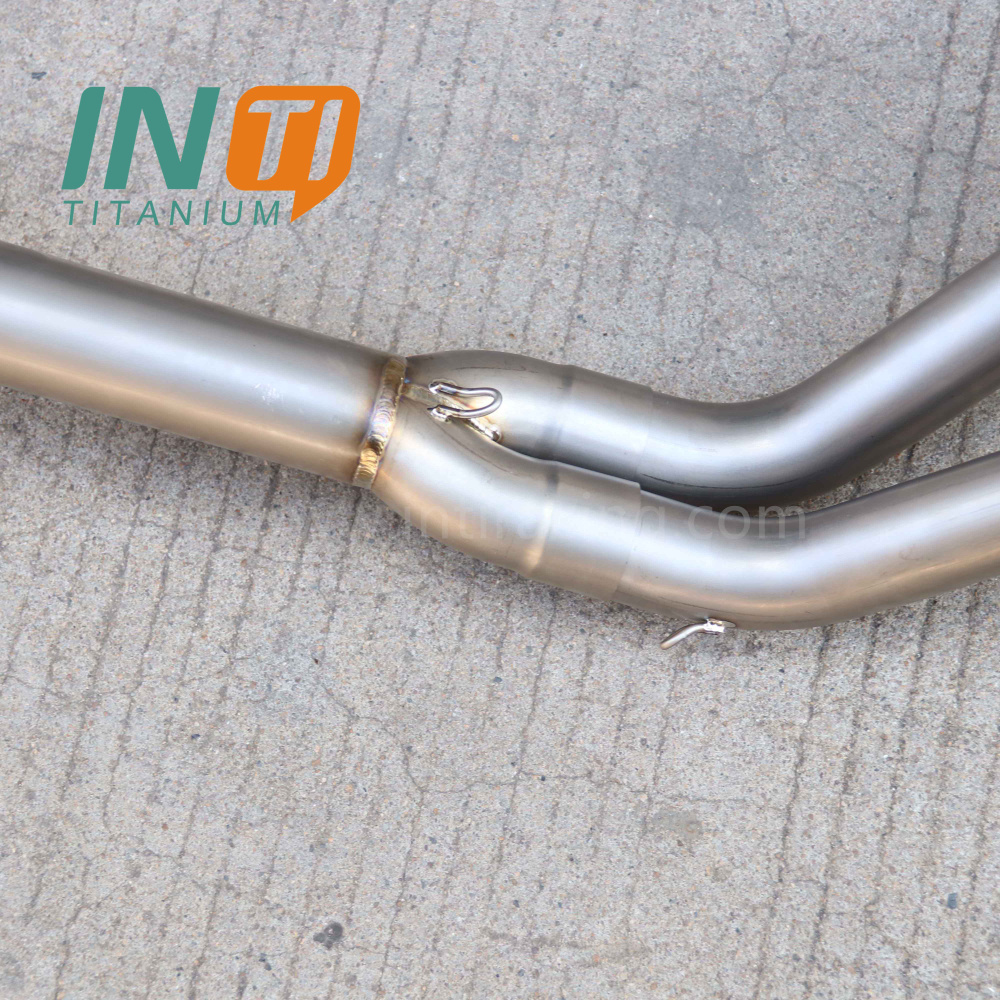 Titanium Yamaha tenere 700 exhaust Header with Muffler