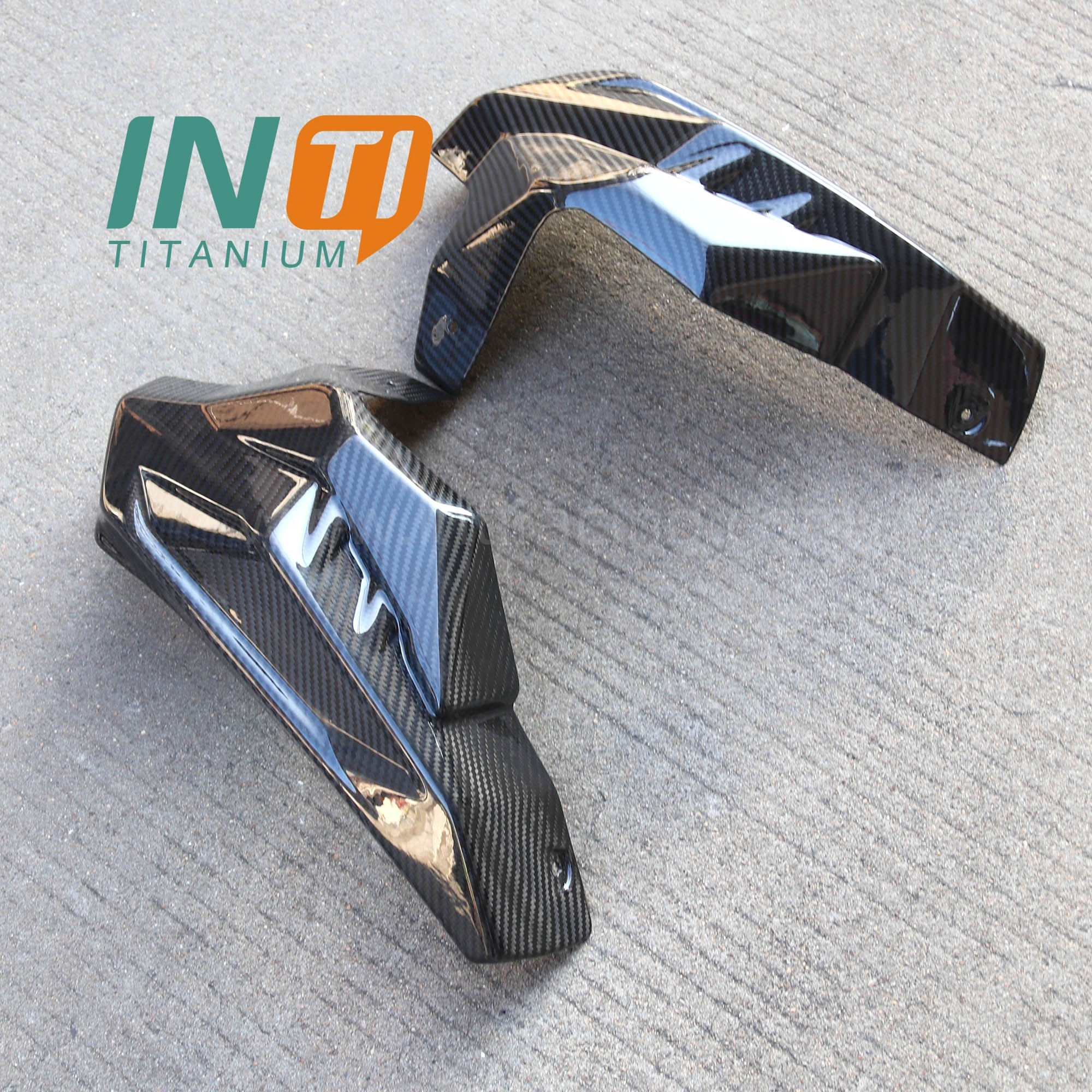 Prepreg Dry Carbon Fiber Rear Cage Trim Set Can-Am Maverick X3