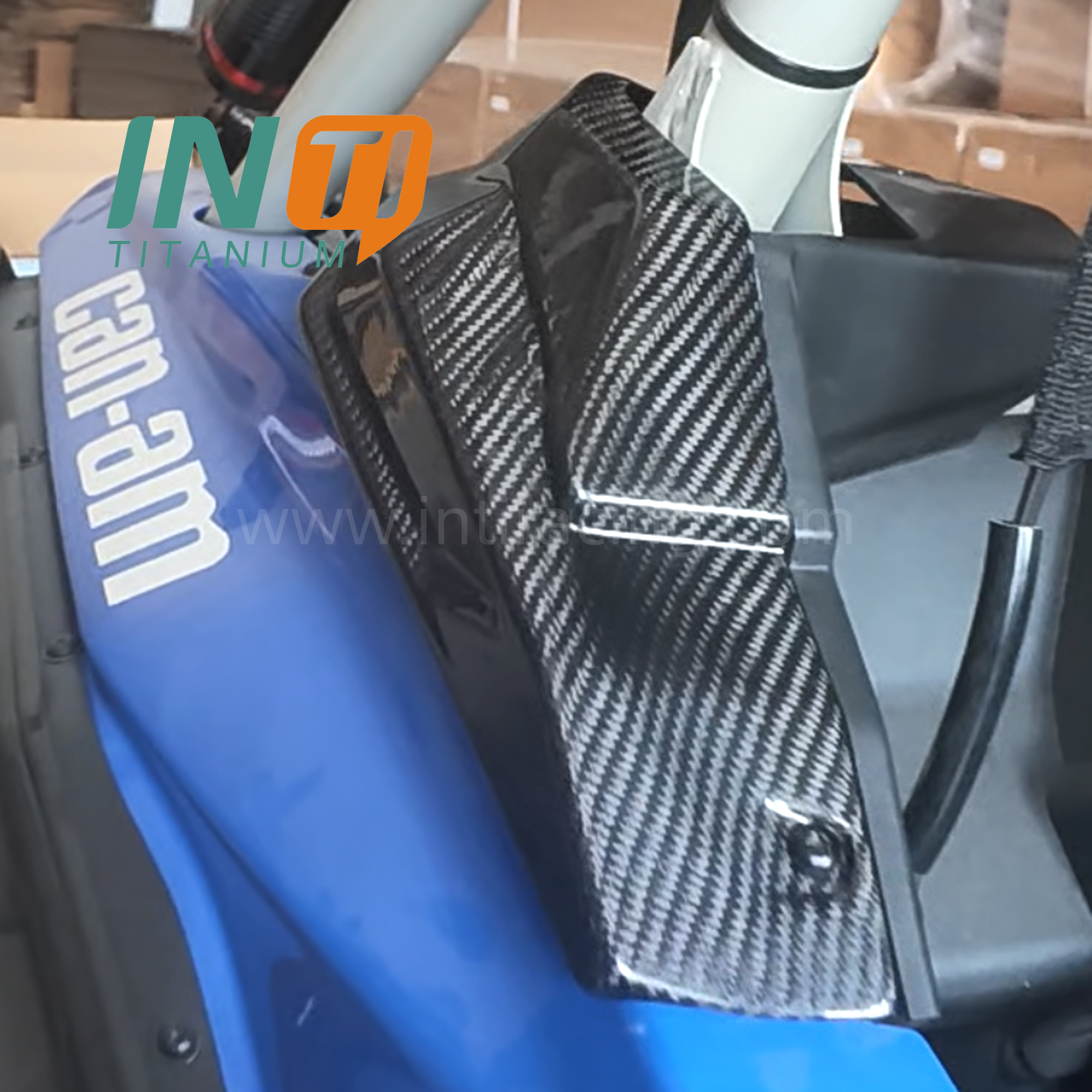 Prepreg Dry Carbon Fiber Rear Cage Trim Set Can-Am Maverick X3