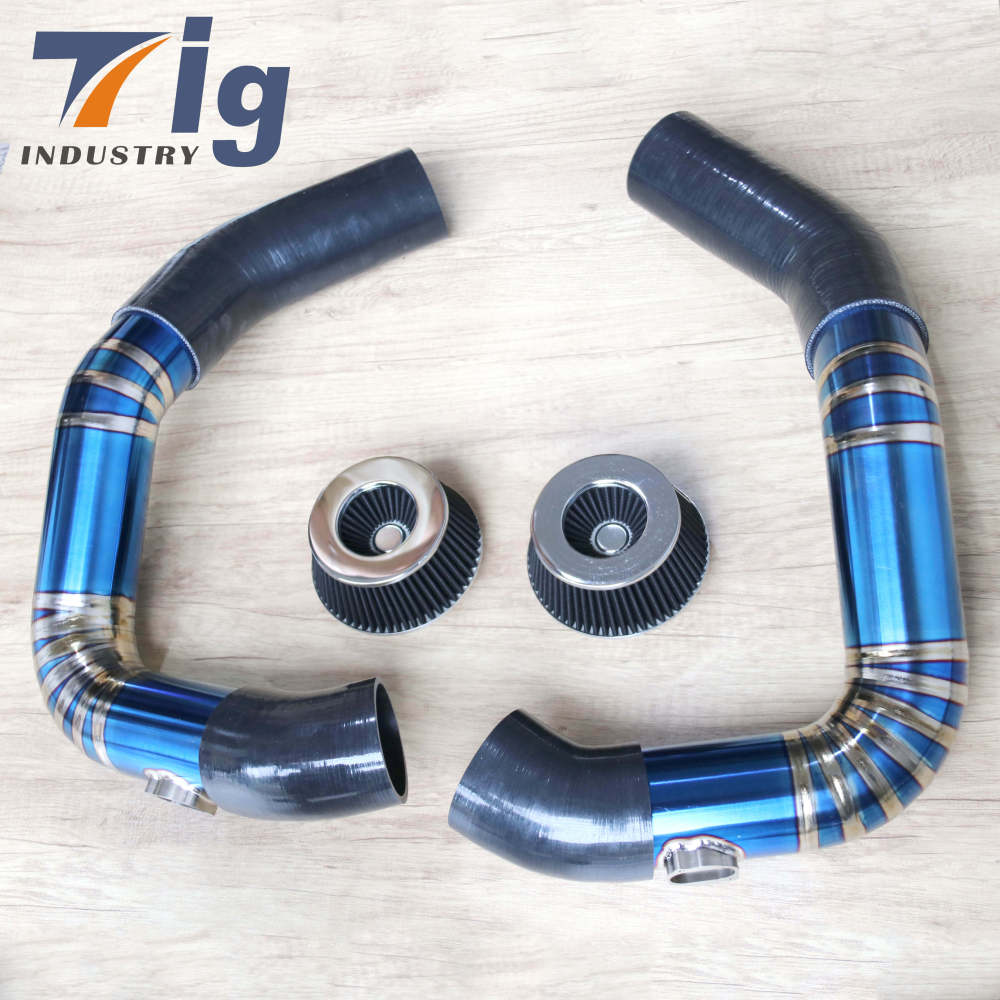 FRONT MOUNT S63TU F10 M5 F12 M6 TITANIUM INTAKE SYSTEM KIT ( 2012-2017 )