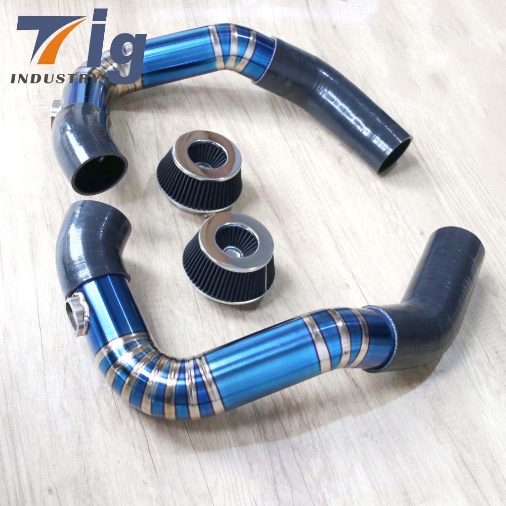 FRONT MOUNT S63TU F10 M5 F12 M6 TITANIUM INTAKE SYSTEM KIT ( 2012-2017 )