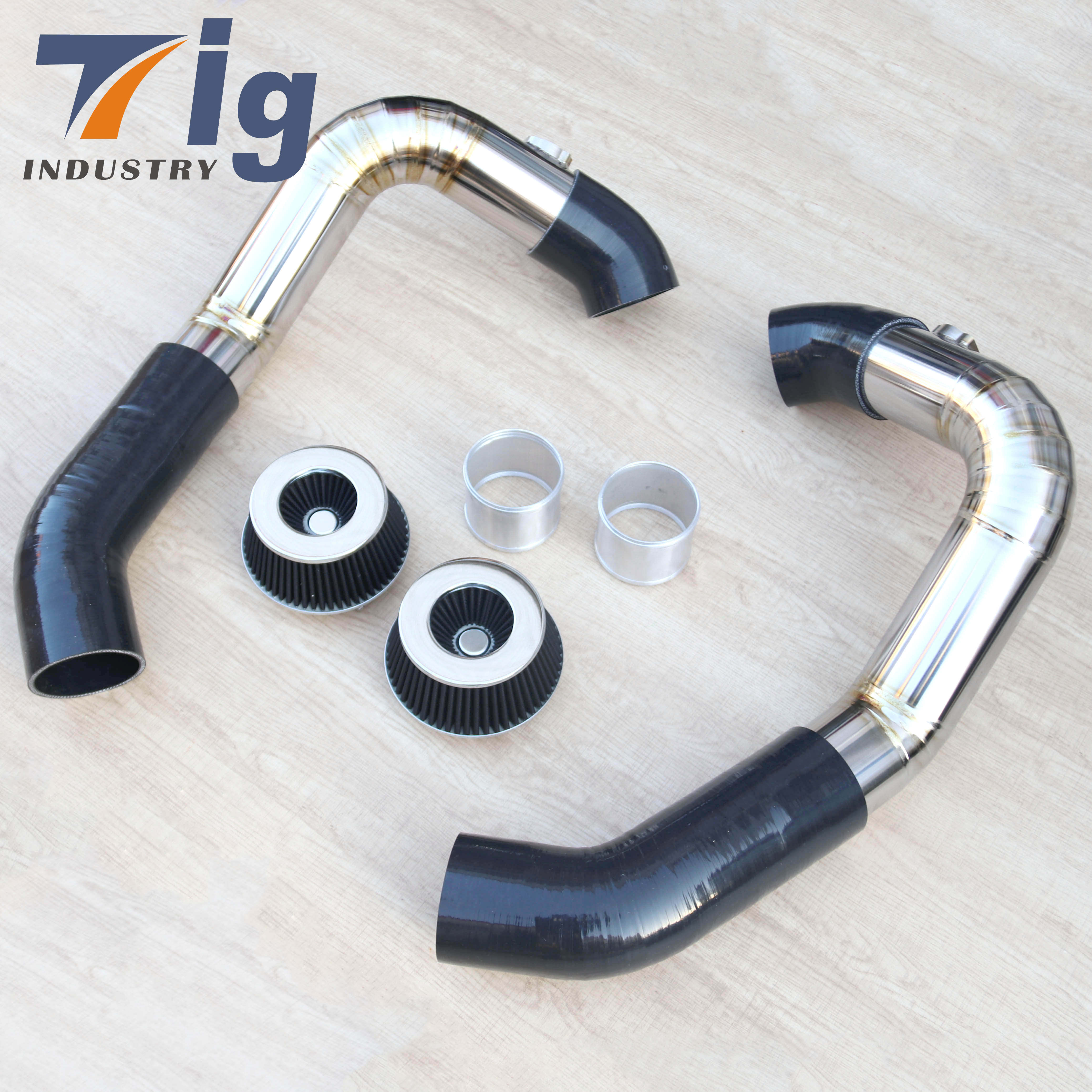 FRONT MOUNT S63TU F10 M5 F12 M6 TITANIUM INTAKE SYSTEM KIT ( 2012-2017 )