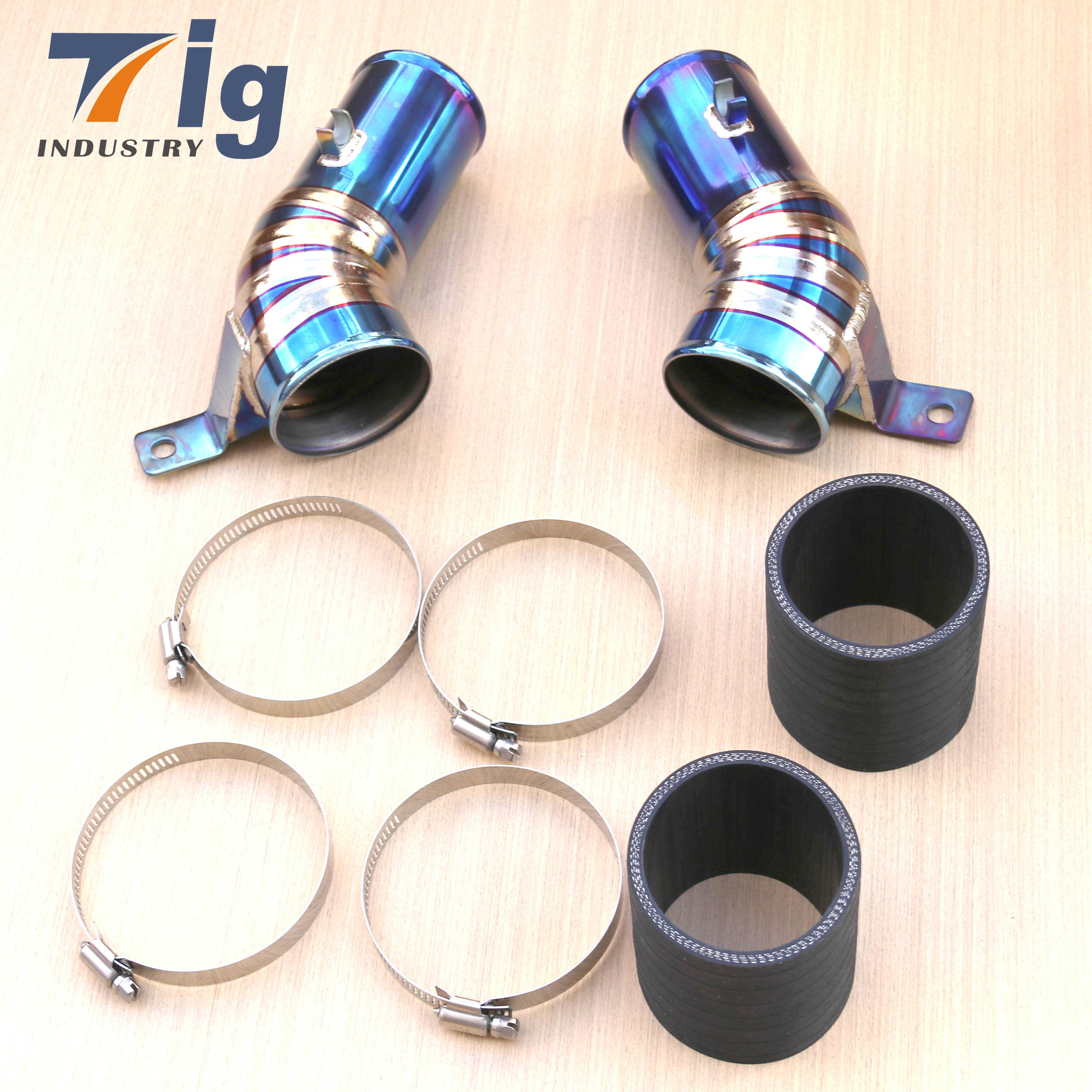 Titanium Air Intake charges pipe for BMW F10 M5 F12 M6 Titanium exhaust catback