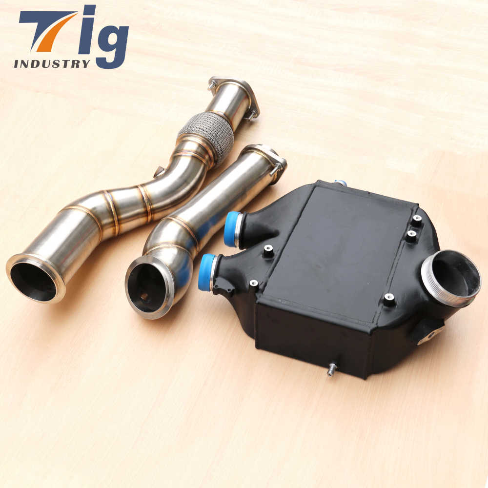 F80 F82 M3 M4 S55 Aluminium Turbos intercooler&Stainless Steel Exhaust Downpipe