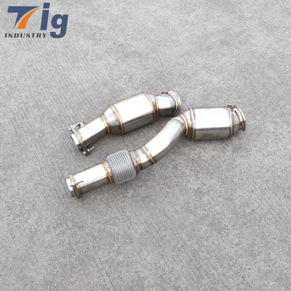 High Flow downpipe for BMW G80 M3 M4 S58 Stainless Steel Exhaust downpipe
