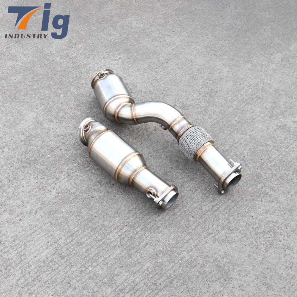 High Flow downpipe for BMW G80 M3 M4 S58 Stainless Steel Exhaust downpipe