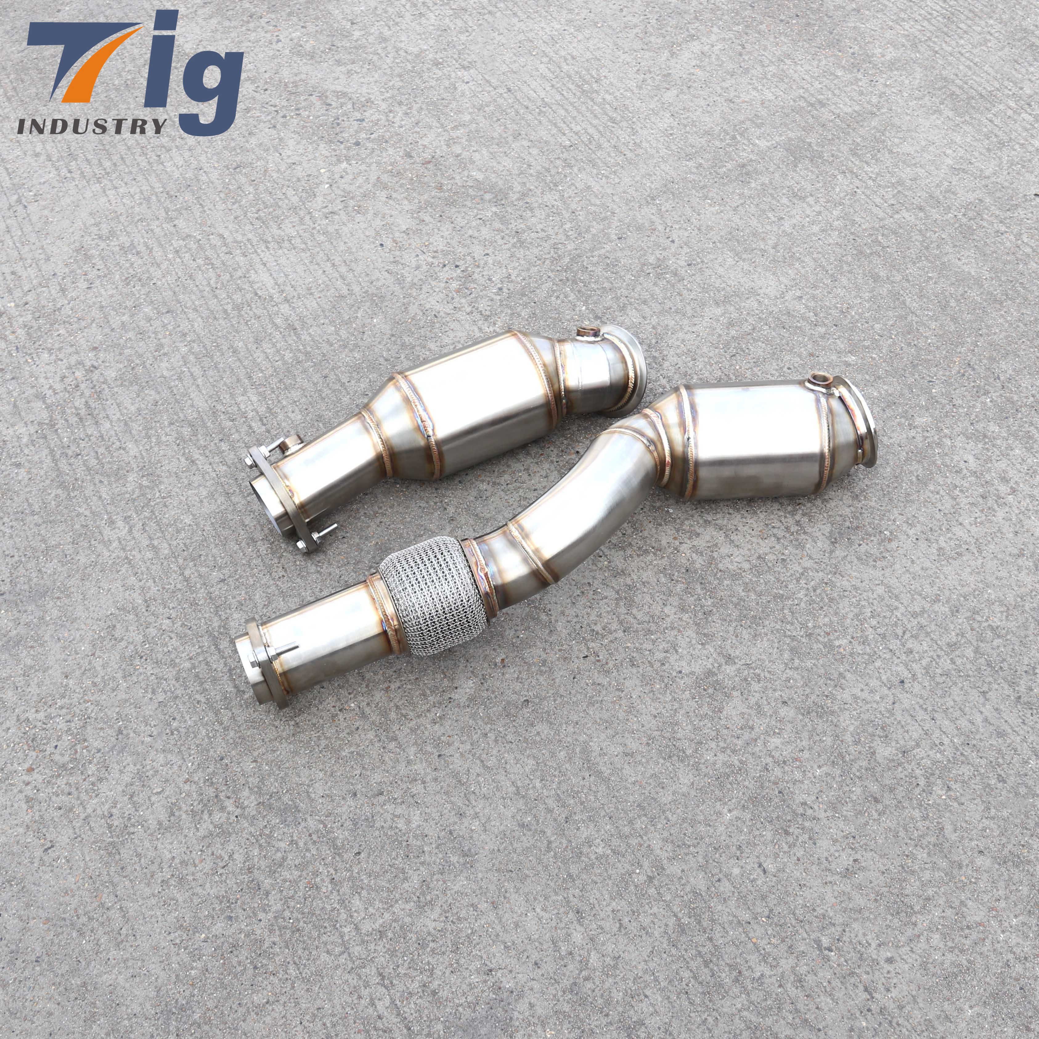 High Flow downpipe for BMW G80 M3 M4 S58 Stainless Steel Exhaust downpipe