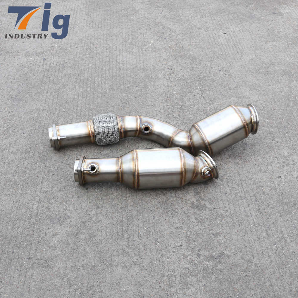 High Flow downpipe for BMW G80 M3 M4 S58 Stainless Steel Exhaust downpipe