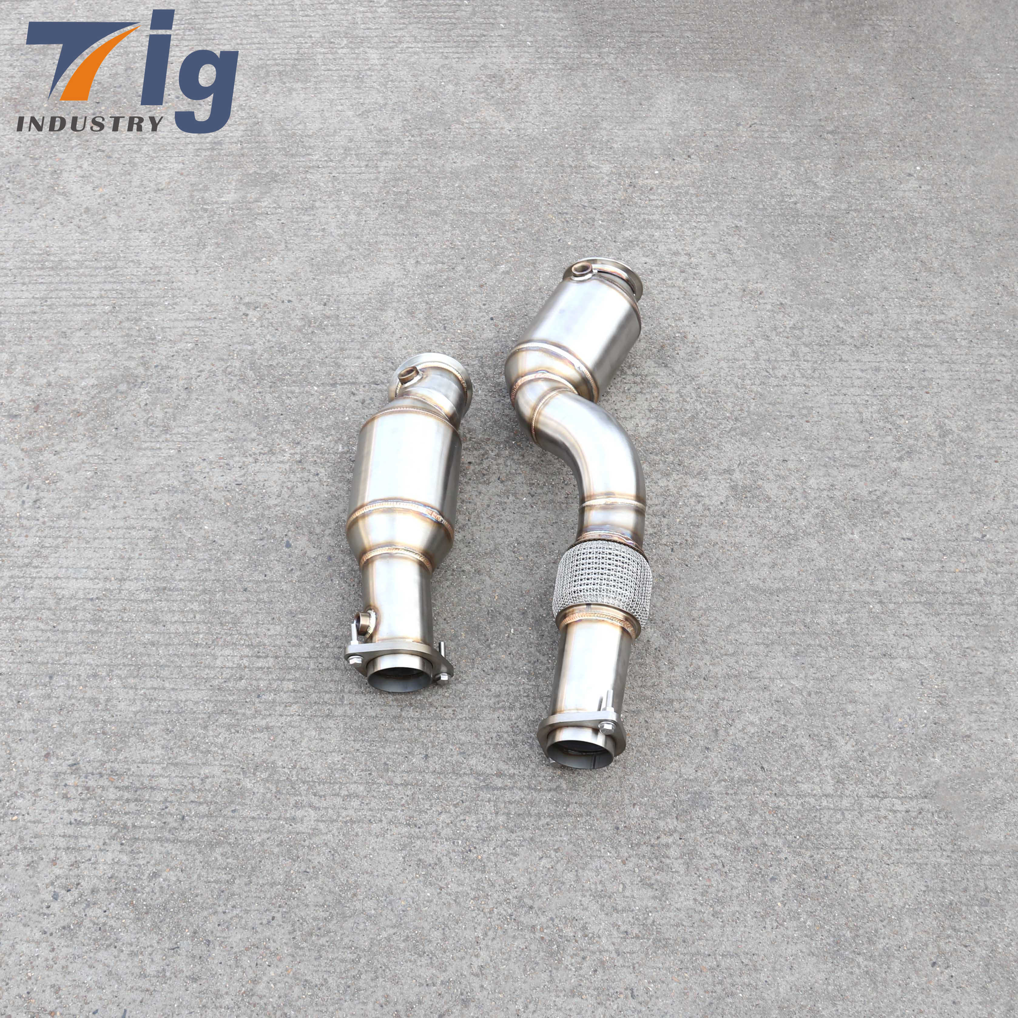 High Flow downpipe for BMW G80 M3 M4 S58 Stainless Steel Exhaust downpipe