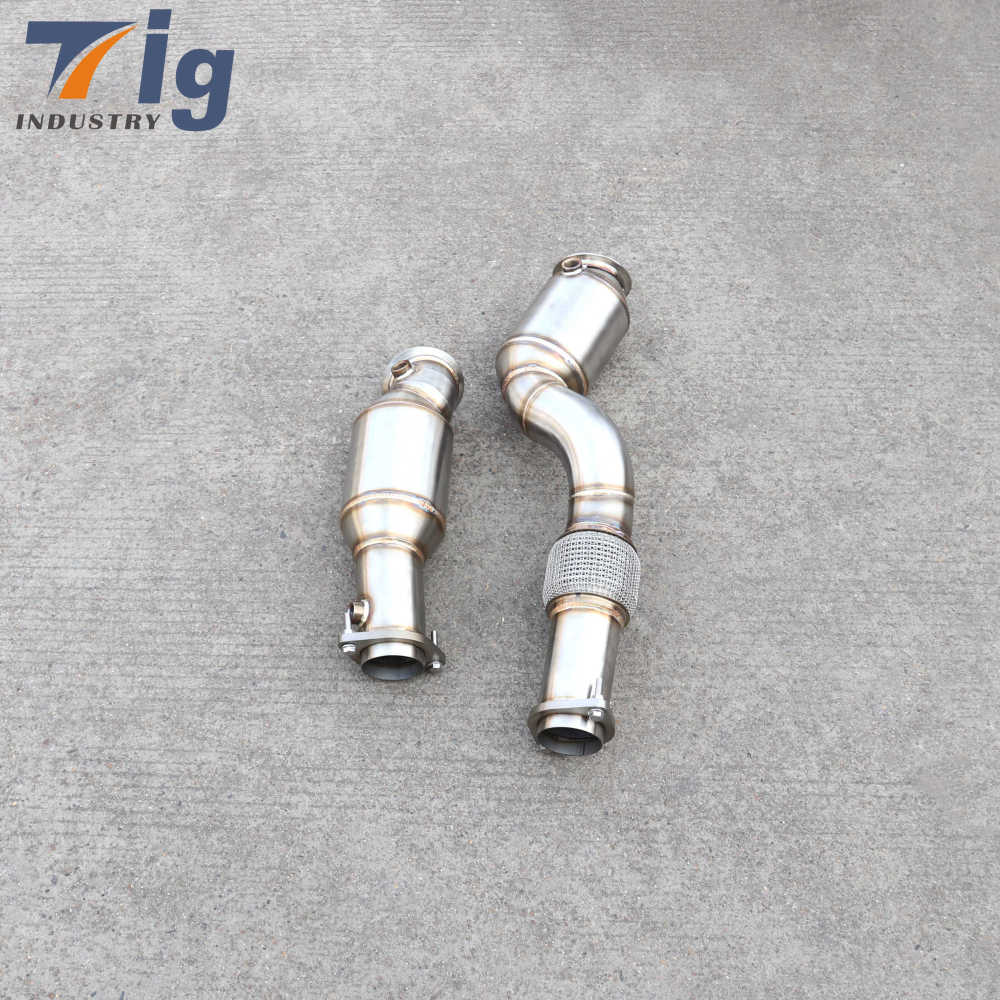High Flow downpipe for BMW G80 M3 M4 S58 Stainless Steel Exhaust downpipe