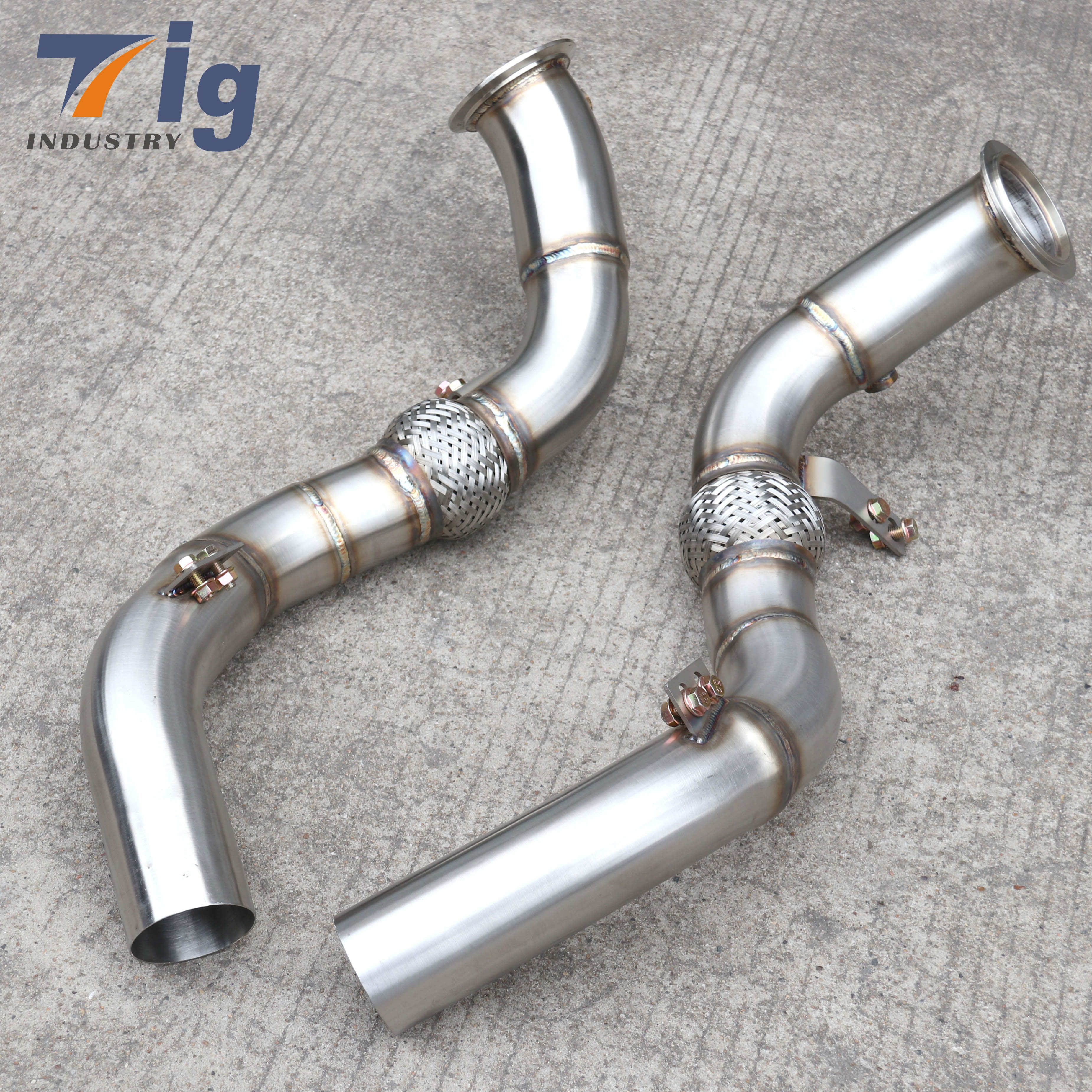 High Performance Exhaust Pipe for BMW X5M F85 X6M F86 SUS304 Stainless Steel Downpipe
