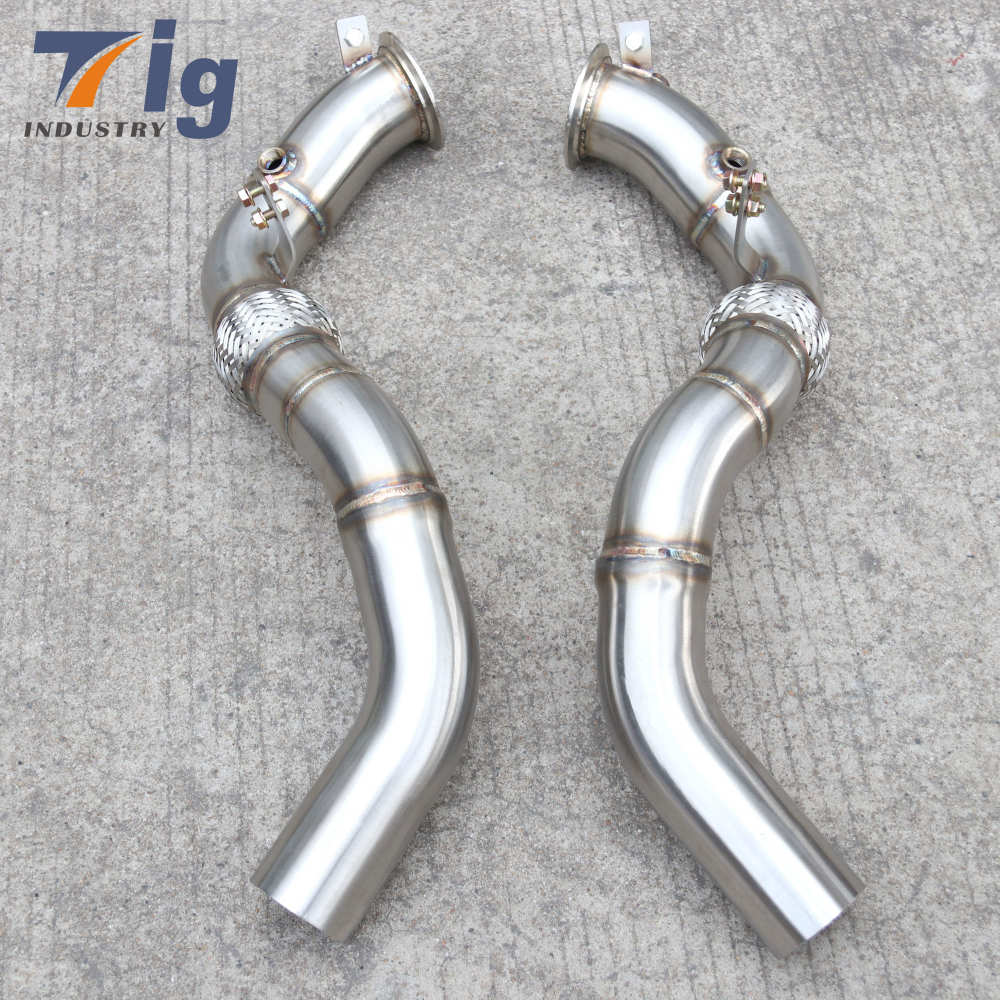 High Performance Exhaust Pipe for BMW X5M F85 X6M F86 SUS304 Stainless Steel Downpipe