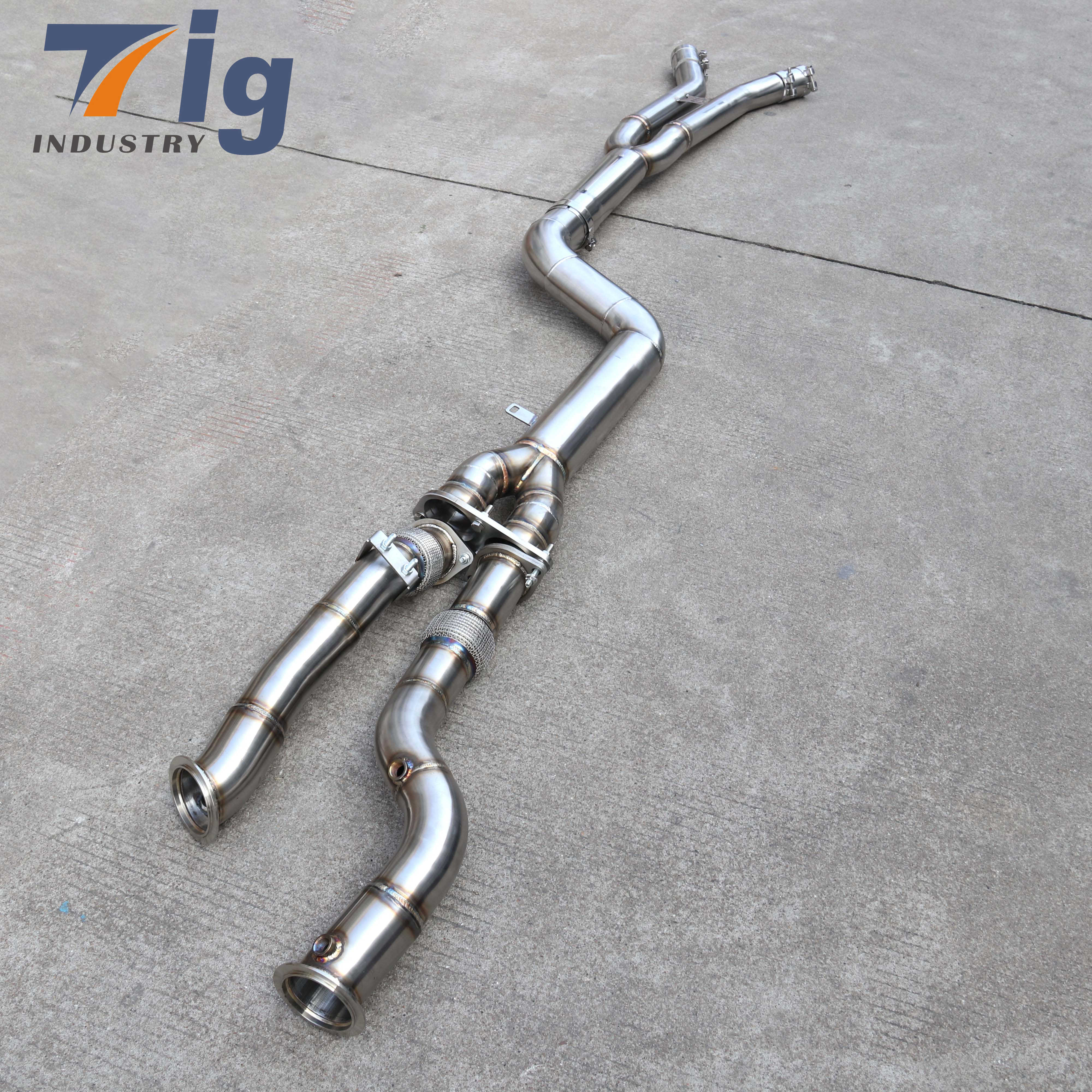 Performance Mid Pipe For BMW X3M/X4M F97/F98 3.0T Stainless Steel Exhaust Pipe and downpipe