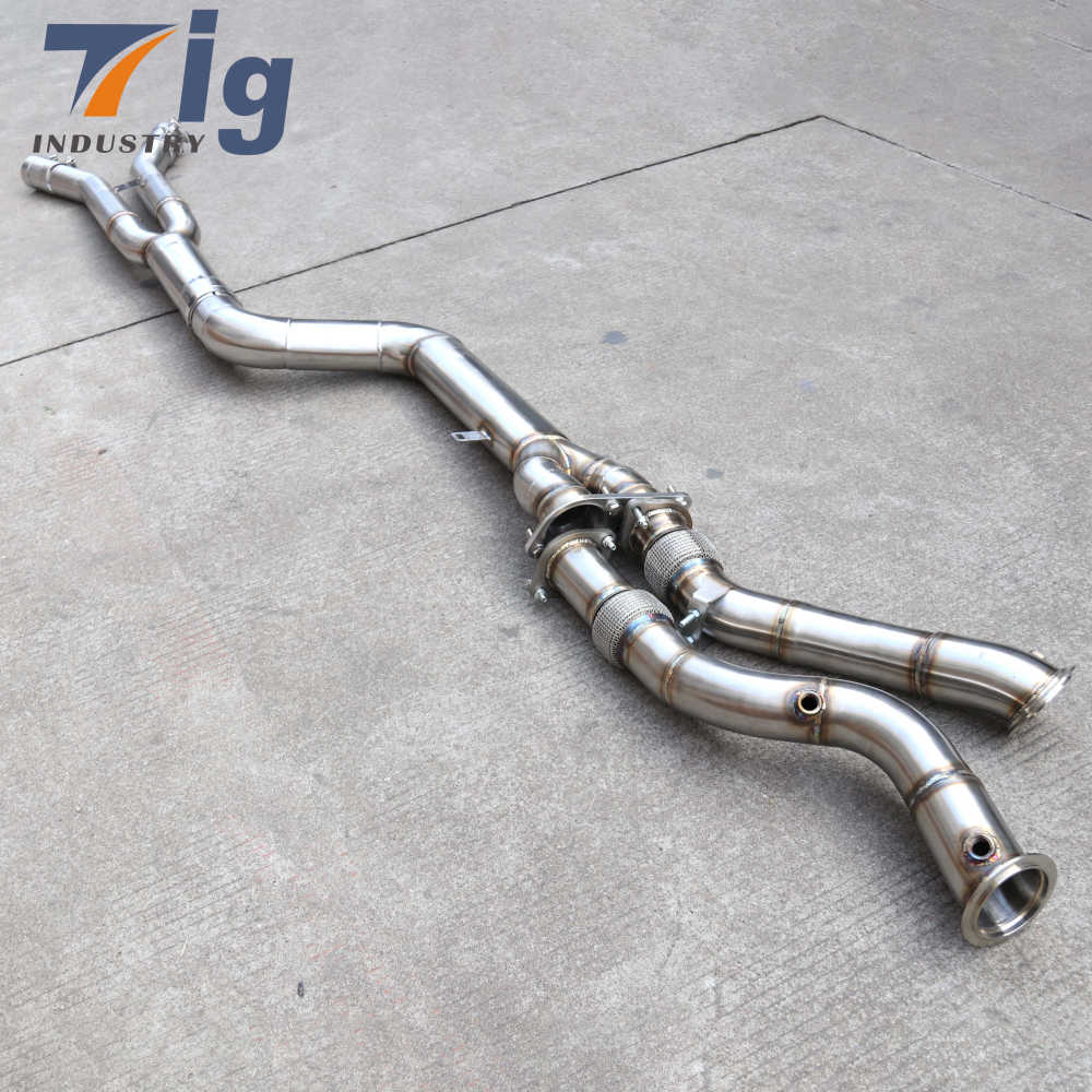 Performance Mid Pipe For BMW X3M/X4M F97/F98 3.0T Stainless Steel Exhaust Pipe and downpipe