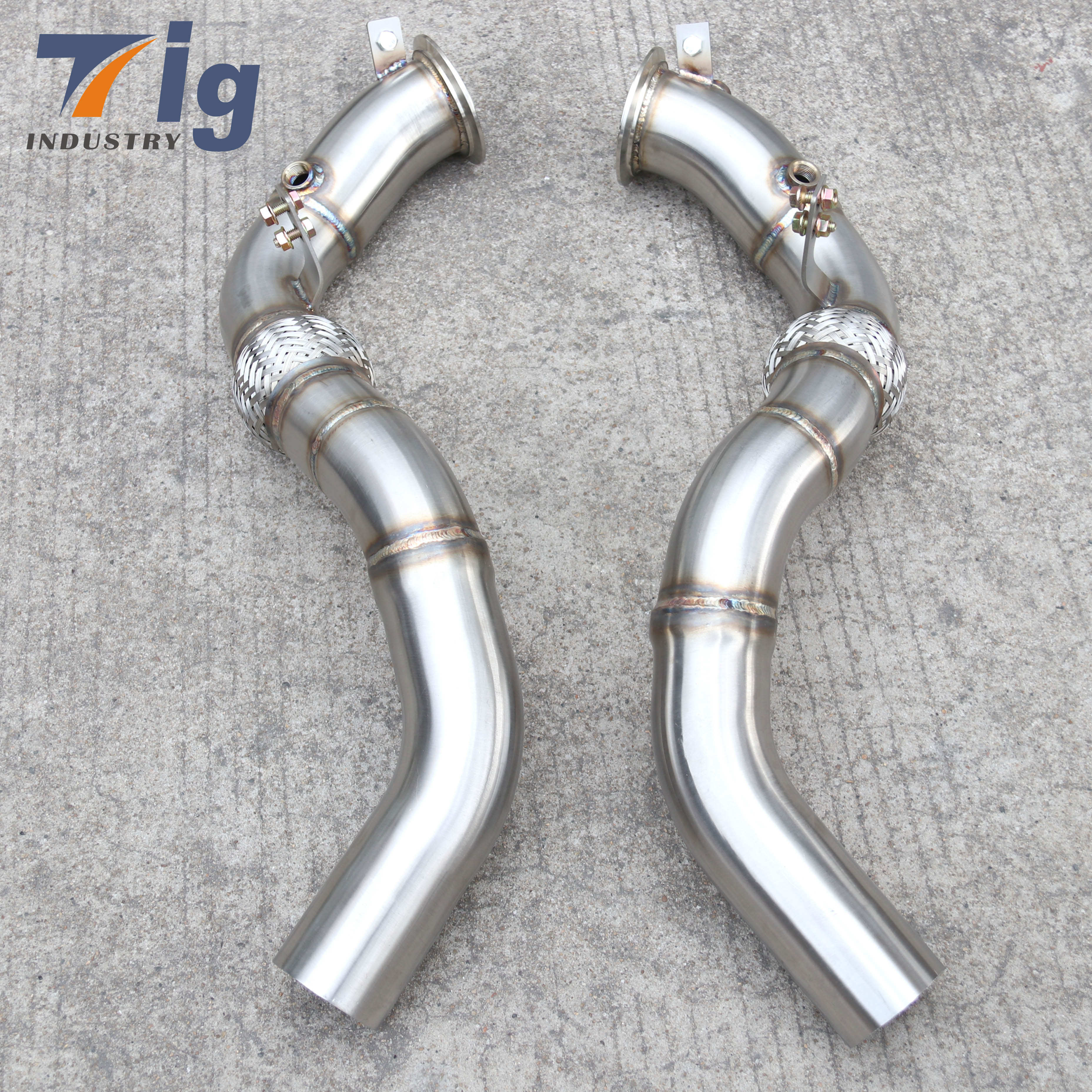 High Performance Exhaust Pipe for BMW X5M F85 X6M F86 SUS304 Stainless Steel Downpipe