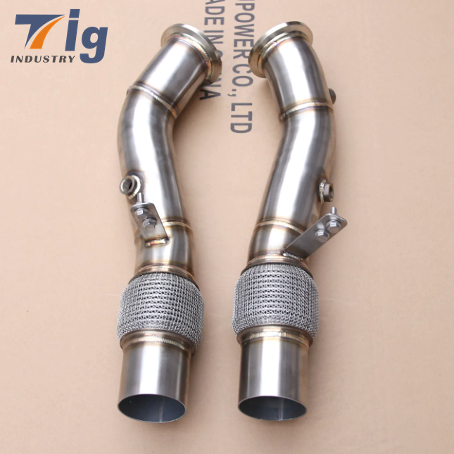 For BMW M760 V12 6.6T N74 585P exhaust decat downpipe 2019~UP