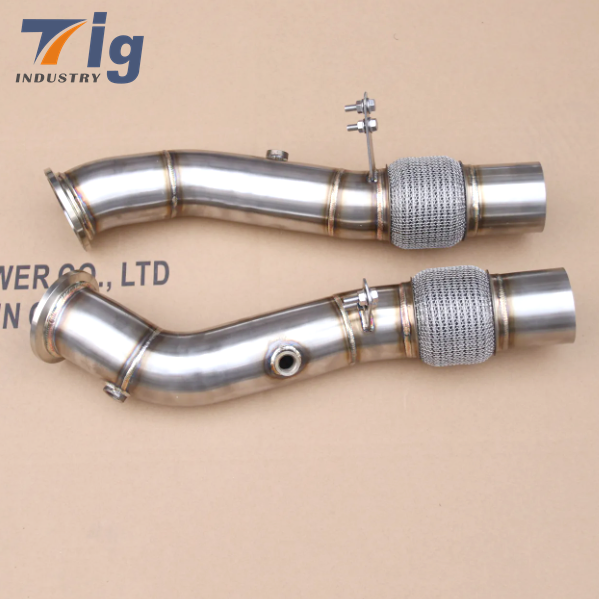 For BMW M760 V12 6.6T N74 585P exhaust decat downpipe 2019~UP