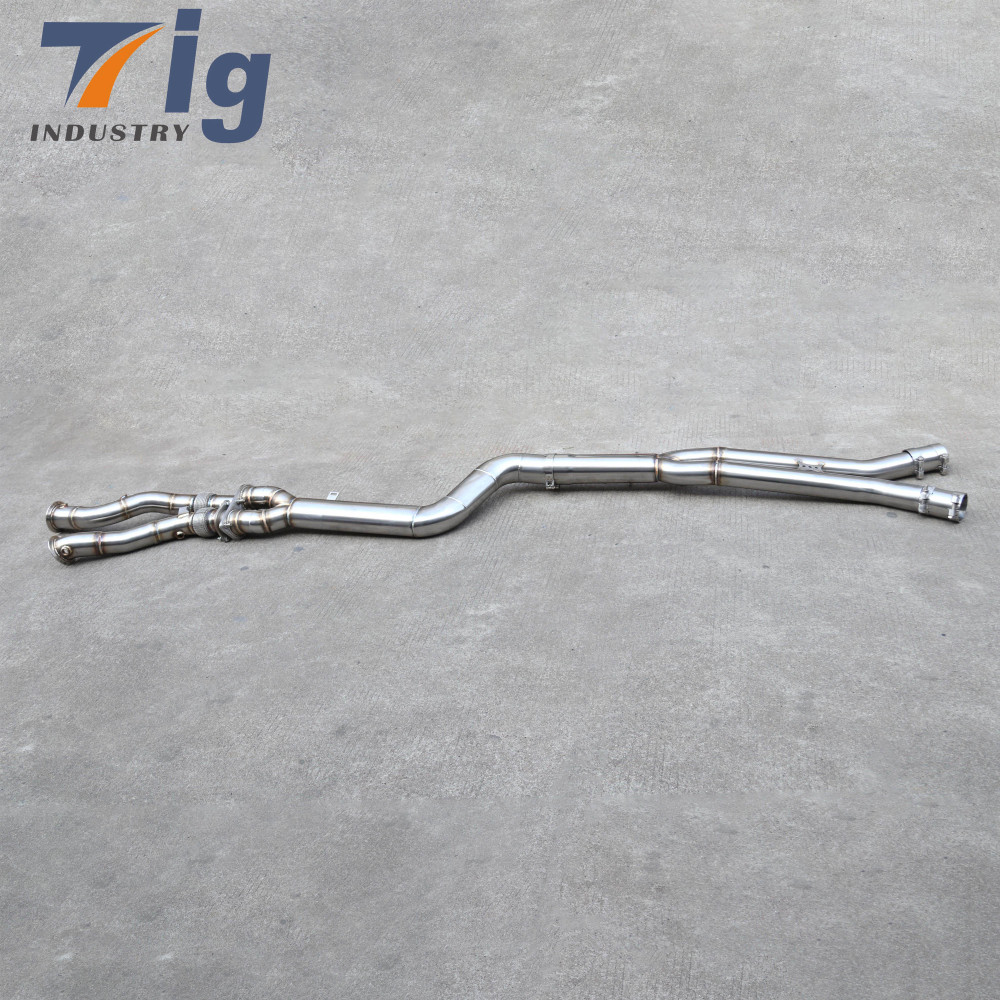 Factory Mid Pipe For BMW X3M X4M F97 F98 3.0T Engine Stainless Steel muffler downpipe
