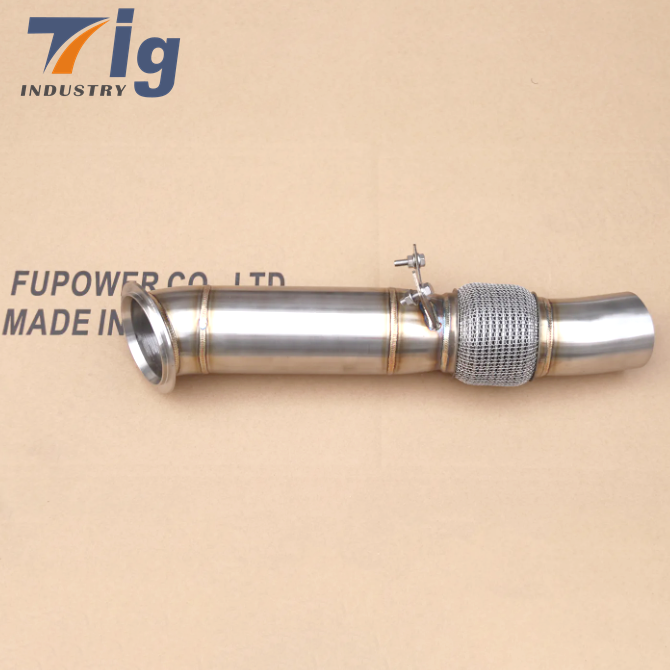 For bmw F10 F07 F18 F15 F16 535i 535GT 535Li X5 X6 N55 3.0T 4" Downpipe