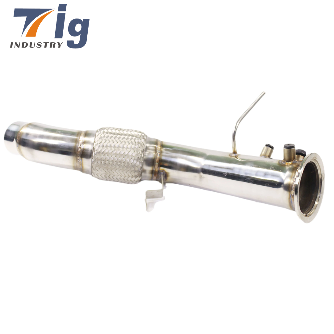 3" Downpipe For BMW 335D 535D 635D X3 X5 X6 E90 E60 E63 E70 E71 Diesel M57 DPF DE