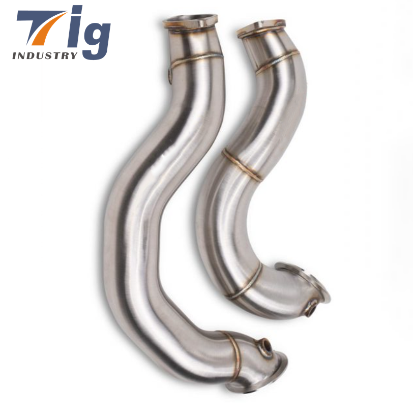 3" Stainless Steel Exhaust Downpipe compatible N54 335Xi E90 E92 2007-2011 Pipes