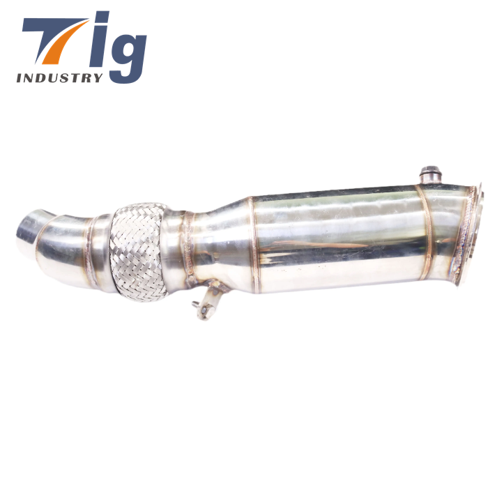 For BMW F10/F11 520i 528i N20 COMPETITION 4 Stainless Steel Downpipe