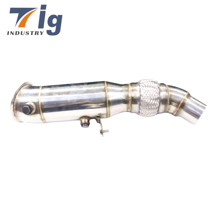 For BMW F10/F11 520i 528i N20 COMPETITION 4 Stainless Steel Downpipe