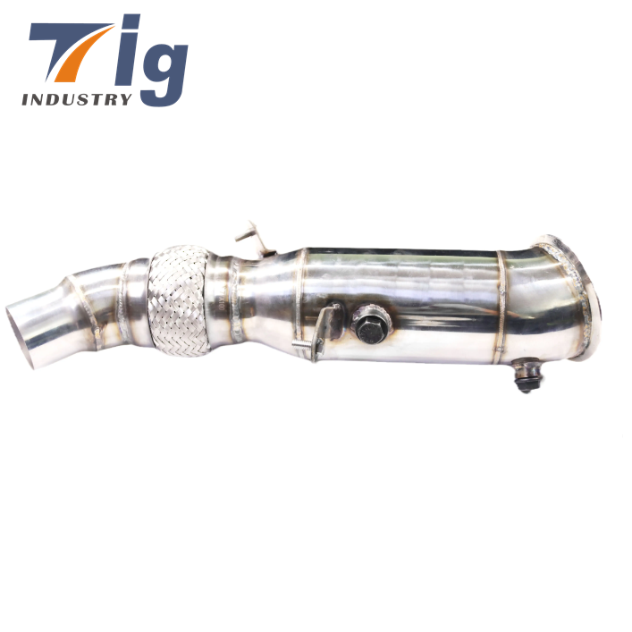 For BMW F10/F11 520i 528i N20 COMPETITION 4 Stainless Steel Downpipe
