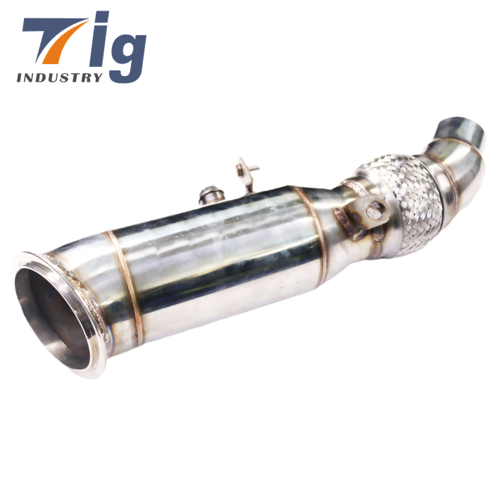 For BMW F10/F11 520i 528i N20 COMPETITION 4 Stainless Steel Downpipe