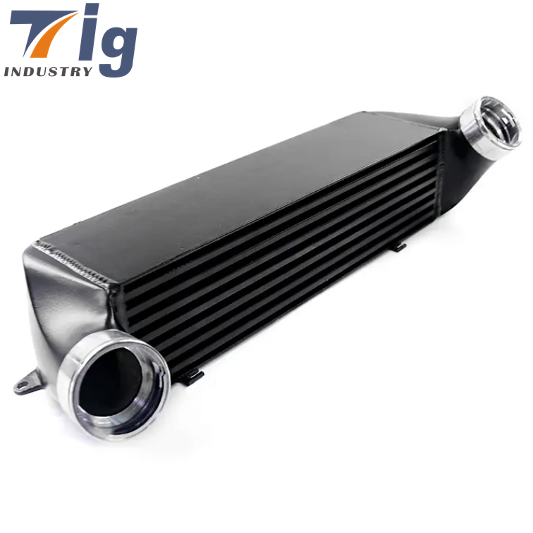 Aluminum Front Mount FMIC Upgrade Intercooler For BMW 135i 335i X1 N54 N55 E82 E84 E90 E92 2007-2012 Black /Silver