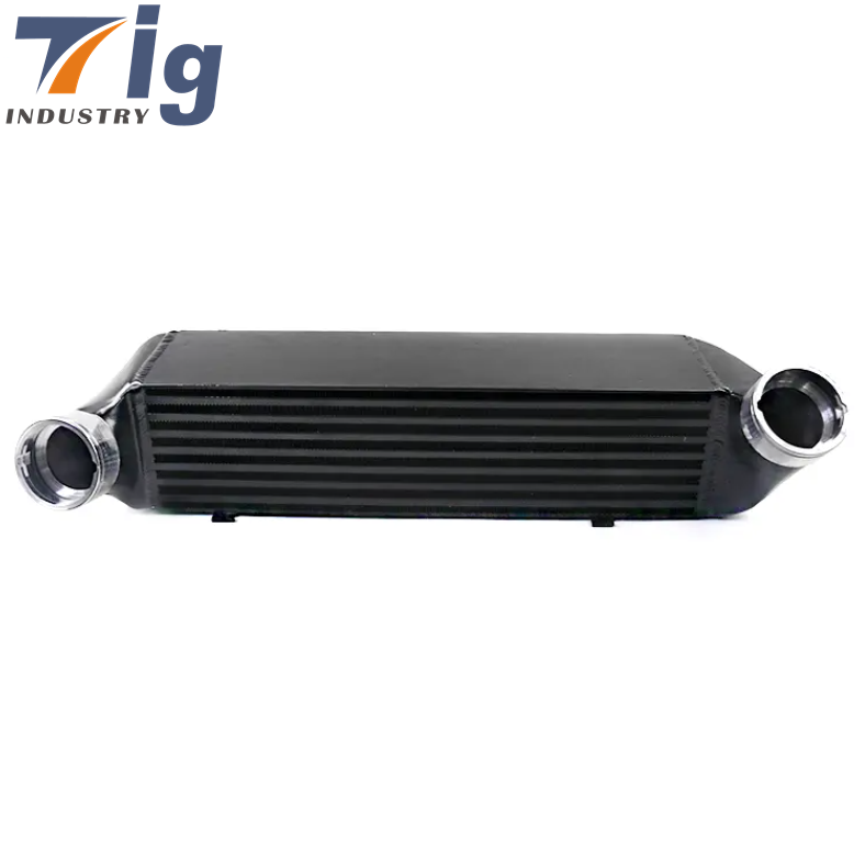 Aluminum Front Mount FMIC Upgrade Intercooler For BMW 135i 335i X1 N54 N55 E82 E84 E90 E92 2007-2012 Black /Silver