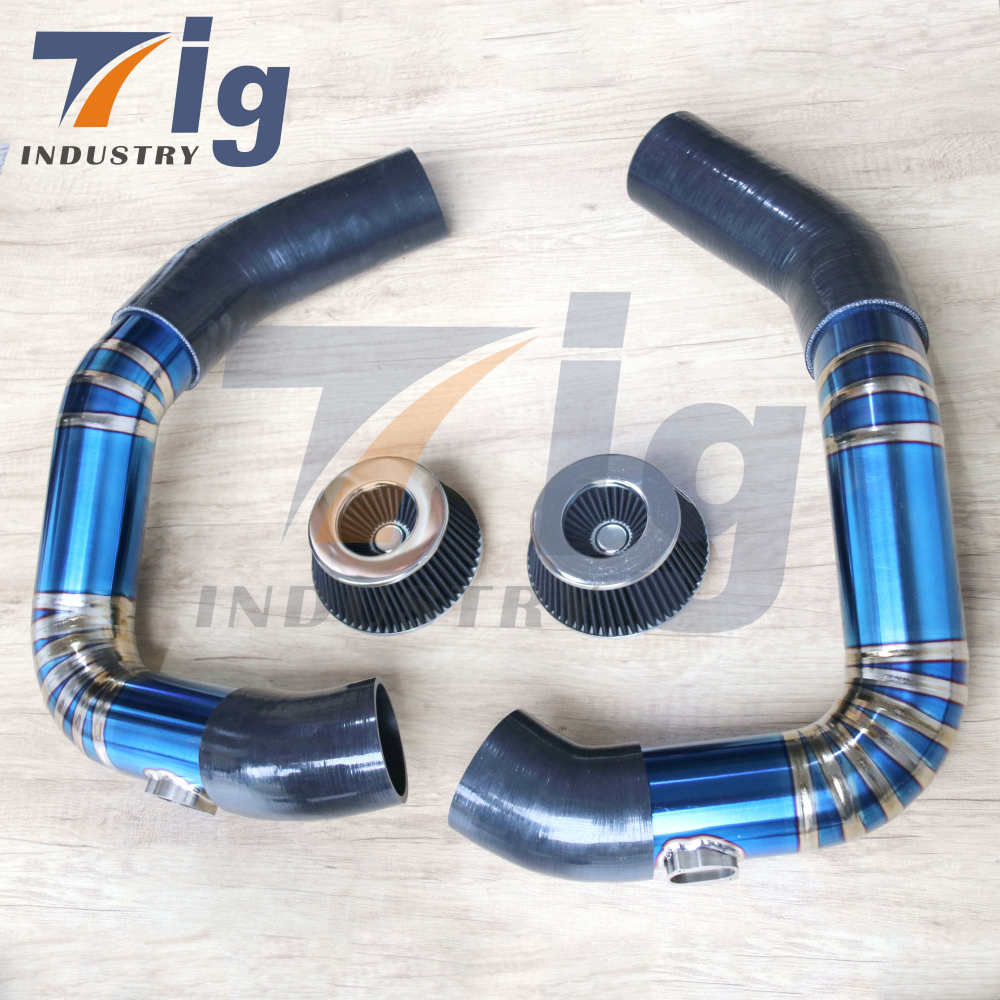 FRONT MOUNT S63TU F10 M5 F12 M6 TITANIUM INTAKE SYSTEM KIT ( 2012-2017 )